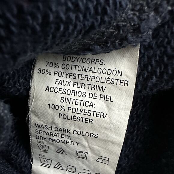 GH Bass & Co Sweatshirt Men’s Blue Long Sleeve Cotton Blend Pullover Size XL - Picture 7 of 8